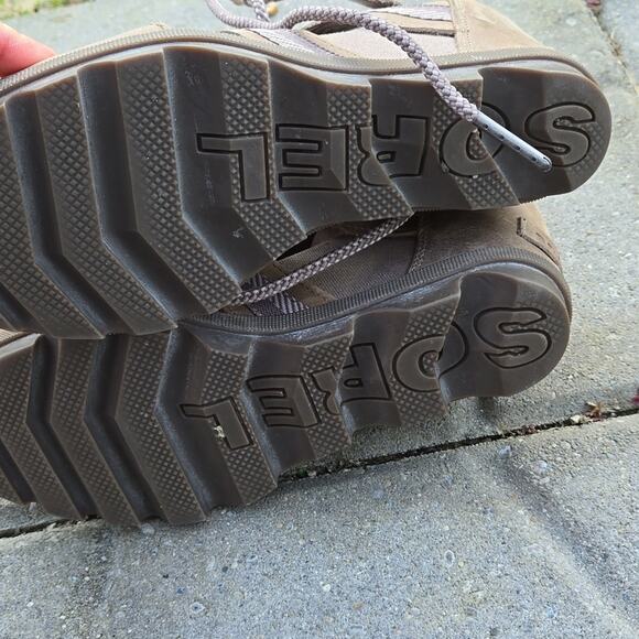 SOREL wedge sandals womens sz 8.5 JOANIE II lace up - Picture 13 of 14